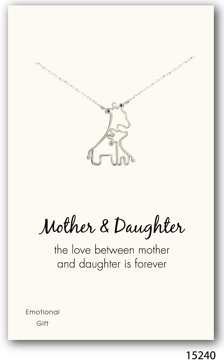 Mother&Daughter silver pendant